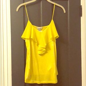 Cute H&M Yellow spaghetti strap top, NWT sz Med